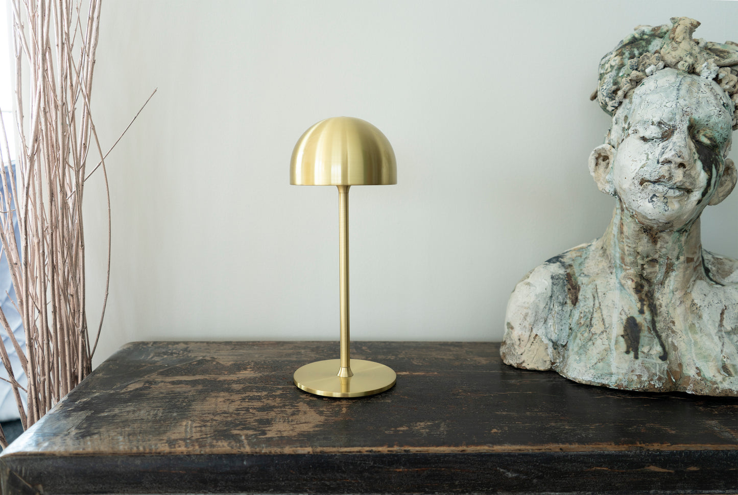 Sirius Tim Genopladelig H30cm, Messing