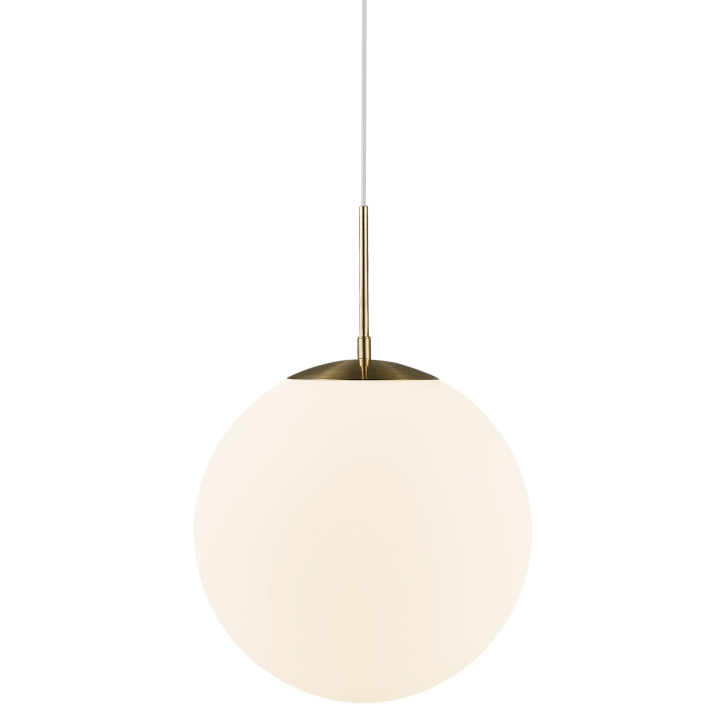 Nordlux Grant 35 Pendel - Opalhvid med messing