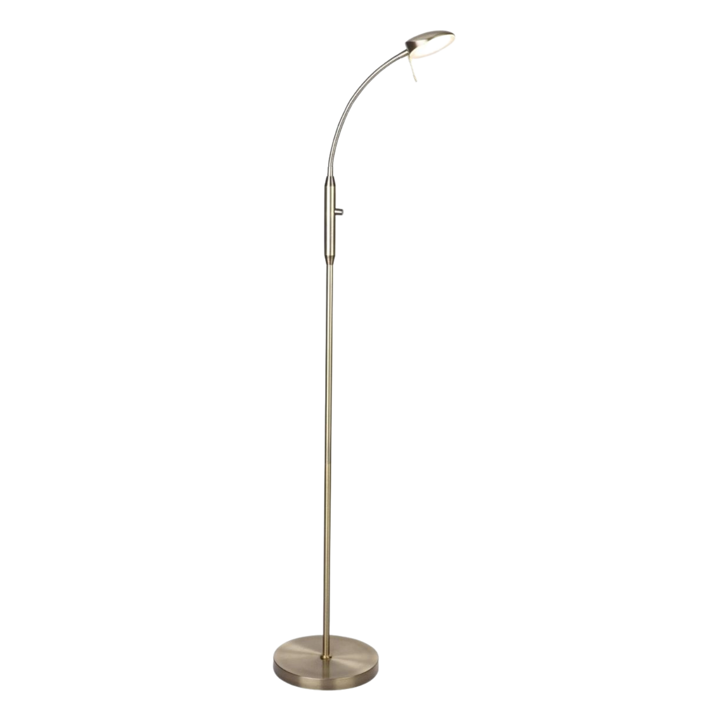 Halo Design Vegas Gulvlampe 1-arm Dæmper - Antique/Messing