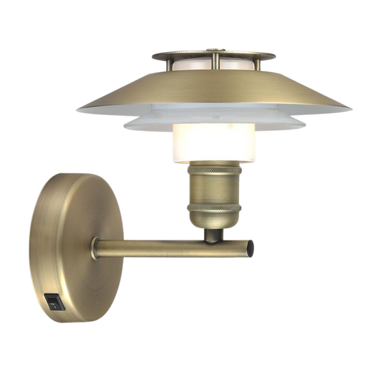 Halo Design 1123 Væglampe - Messing
