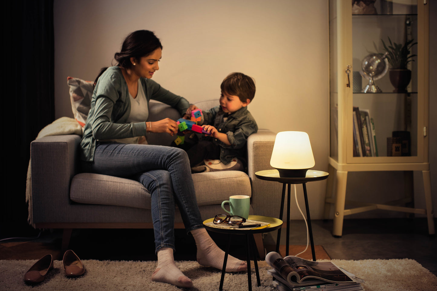 Philips Hue Wellness Hue Bordlampe - Sort