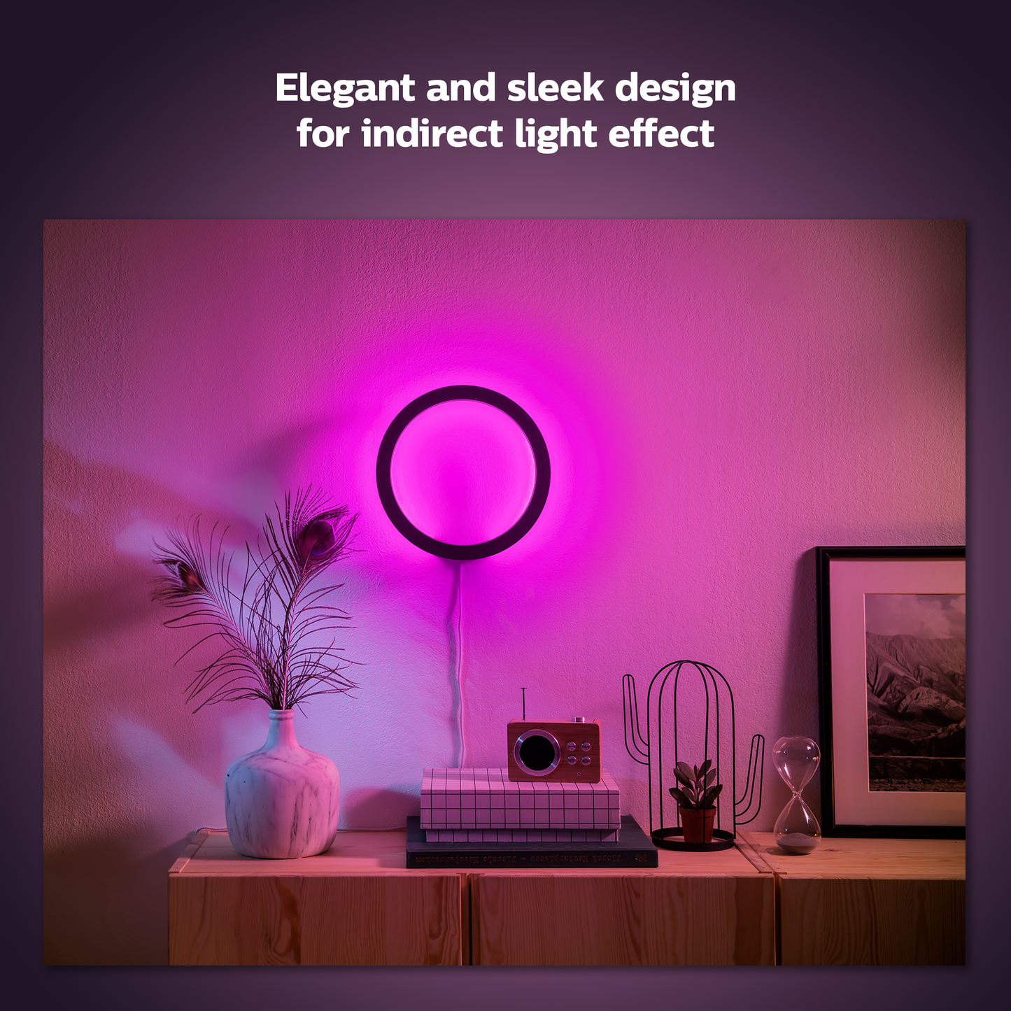 Philips Hue Sana Hue Væglampe - Sort