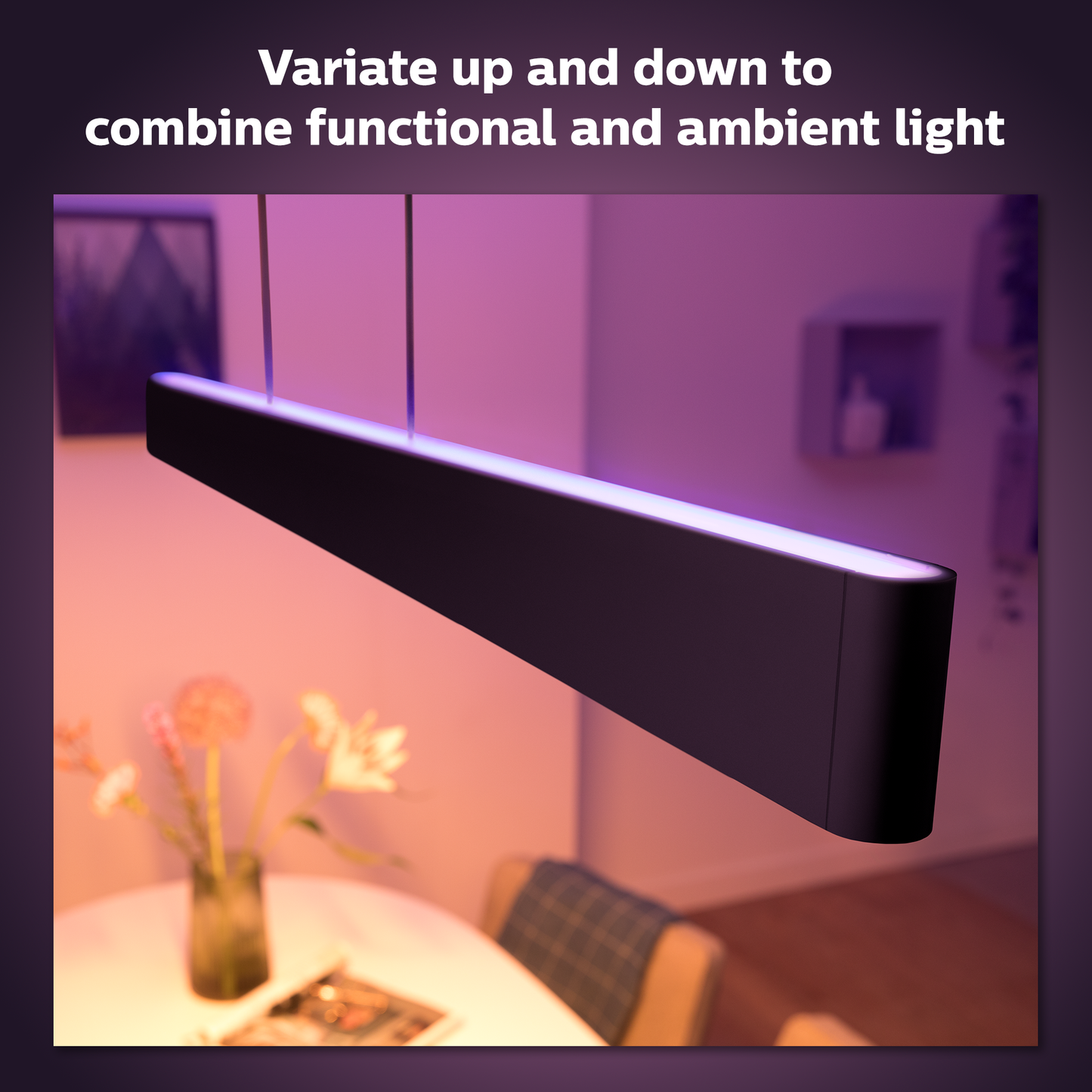 Philips Hue Ensis Hue Pendel - Sort