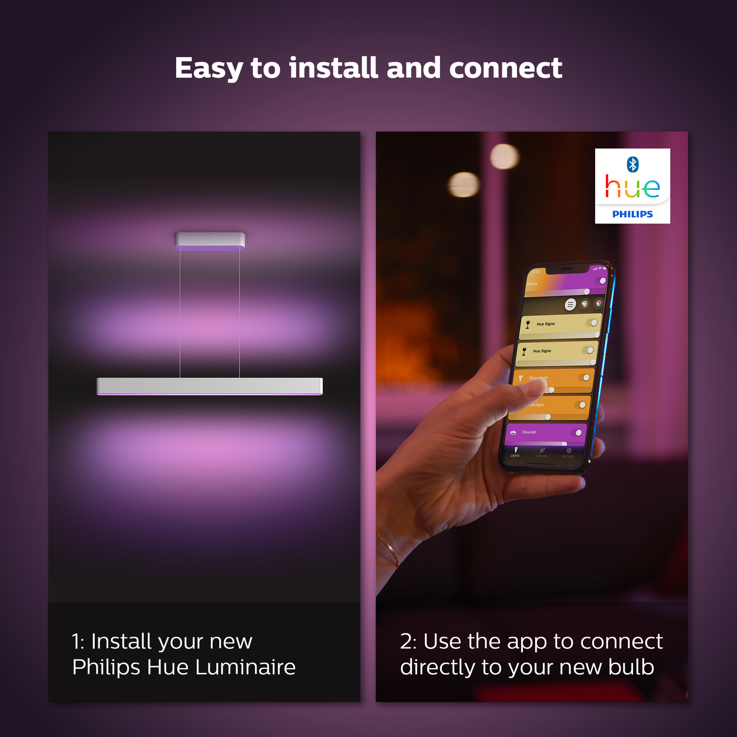 Philips Hue Ensis Hue Pendel - Hvid