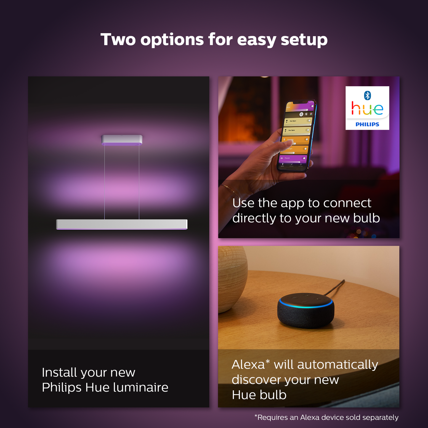 Philips Hue Ensis Hue Pendel - Hvid