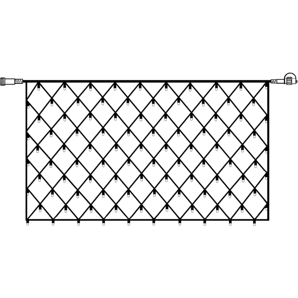 Star Trading System LED Extra Net 2x1m - Varm Hvid