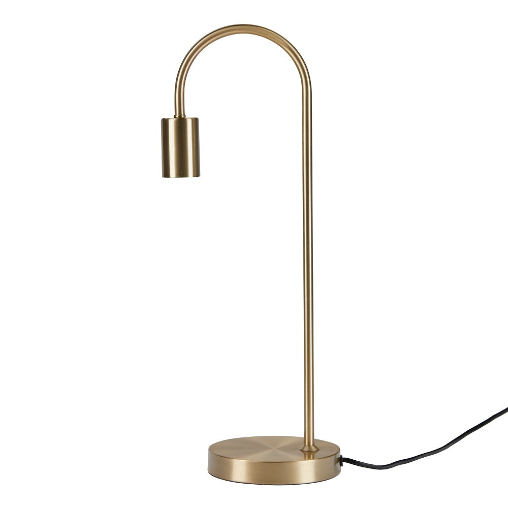 Funky bordslampa i mässing