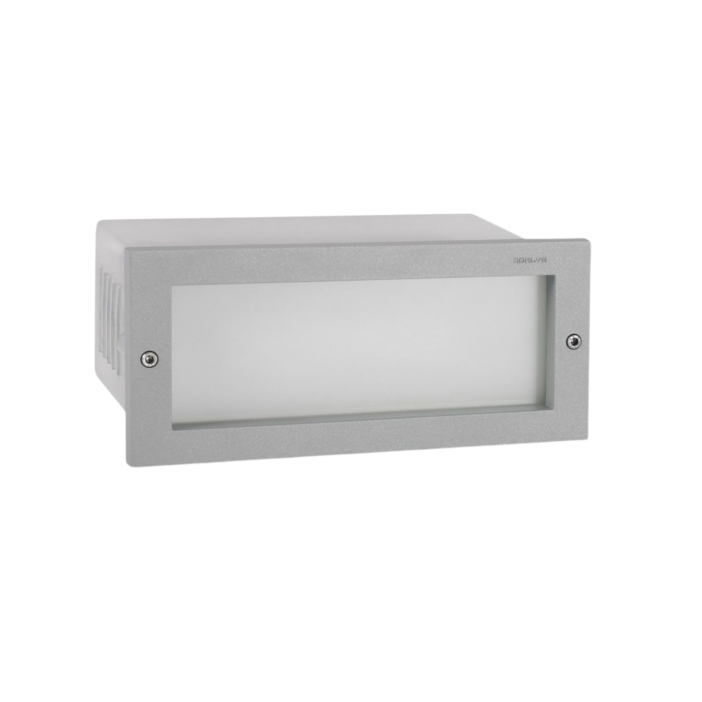 Norlys Grimstad LED inbyggnadsarmatur klar alu