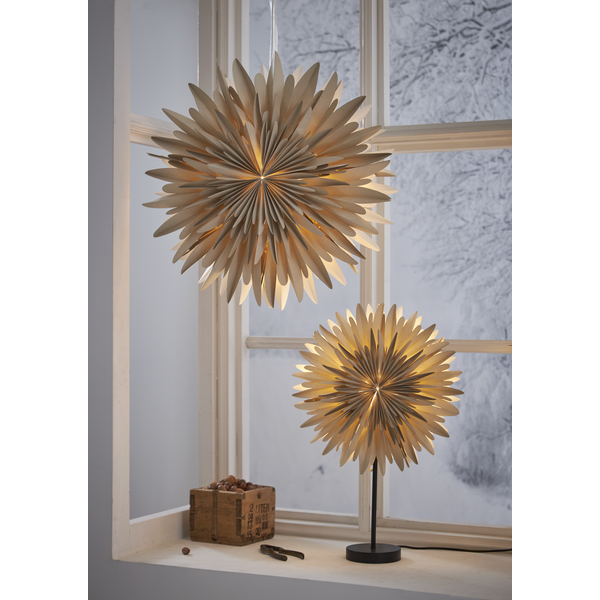 Startrading - Papirs stjerne Winter - Beige/guld