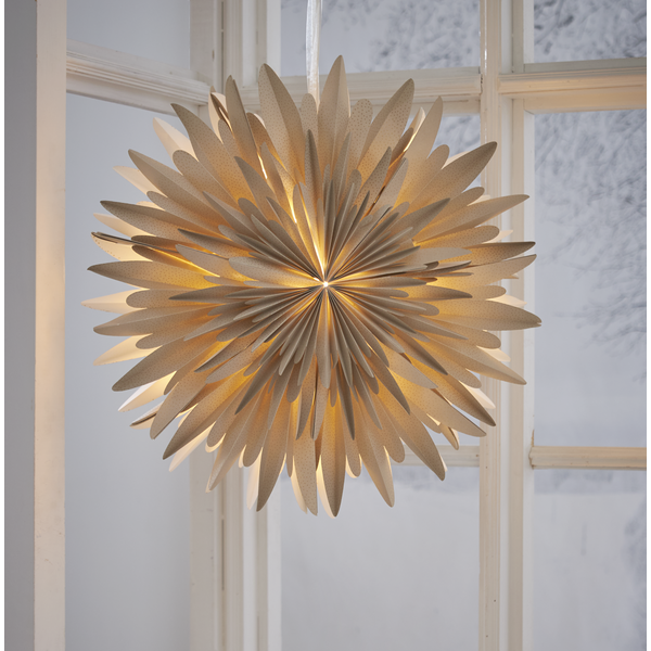 Startrading - Papirs stjerne Winter - Beige/guld