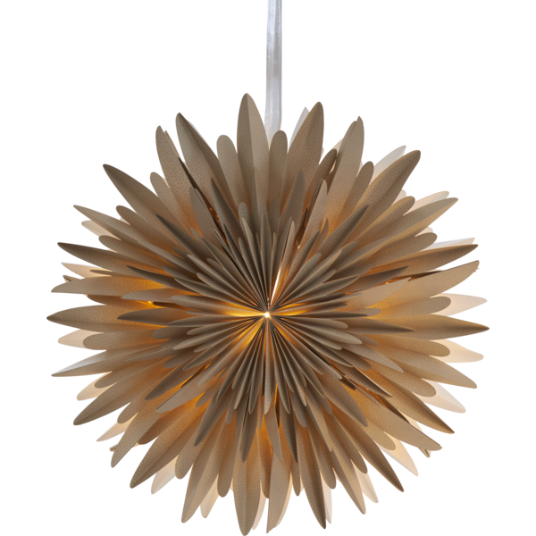 Startrading - Papirs stjerne Winter - Beige/guld