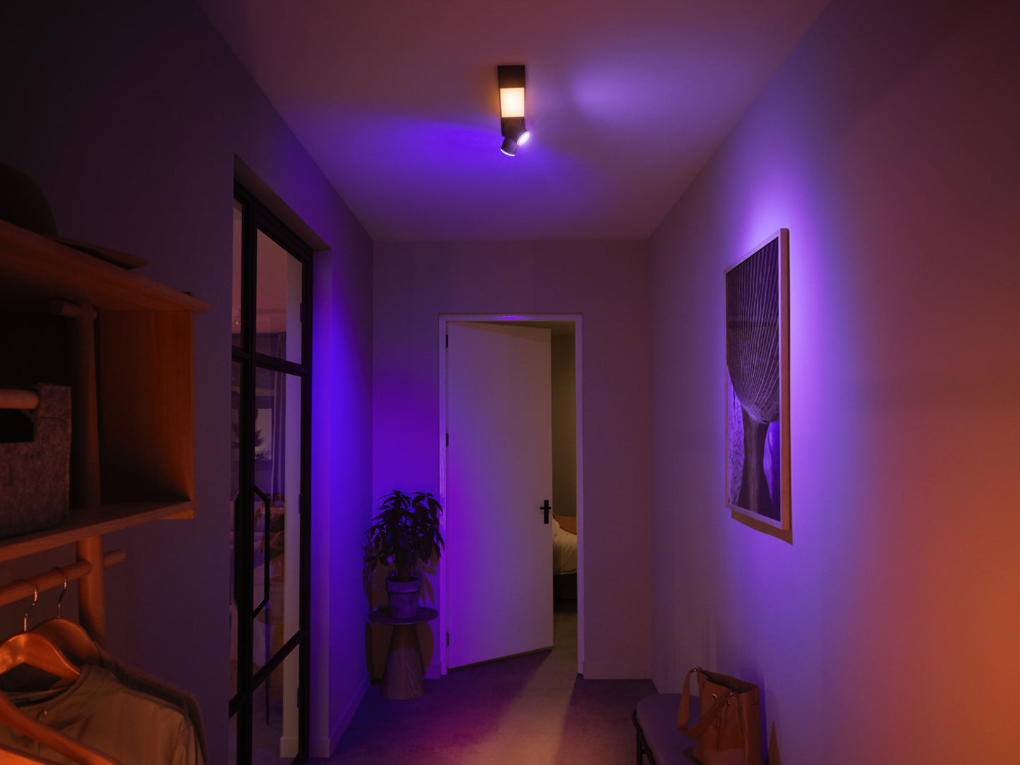 Philips Hue Centris Hue Loftlampe 2-Spot - Sort