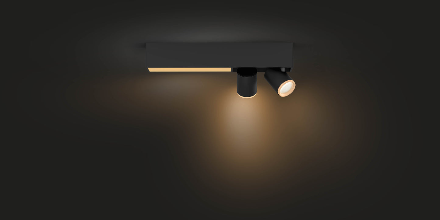 Philips Hue Centris Hue Loftlampe 2-Spot - Sort