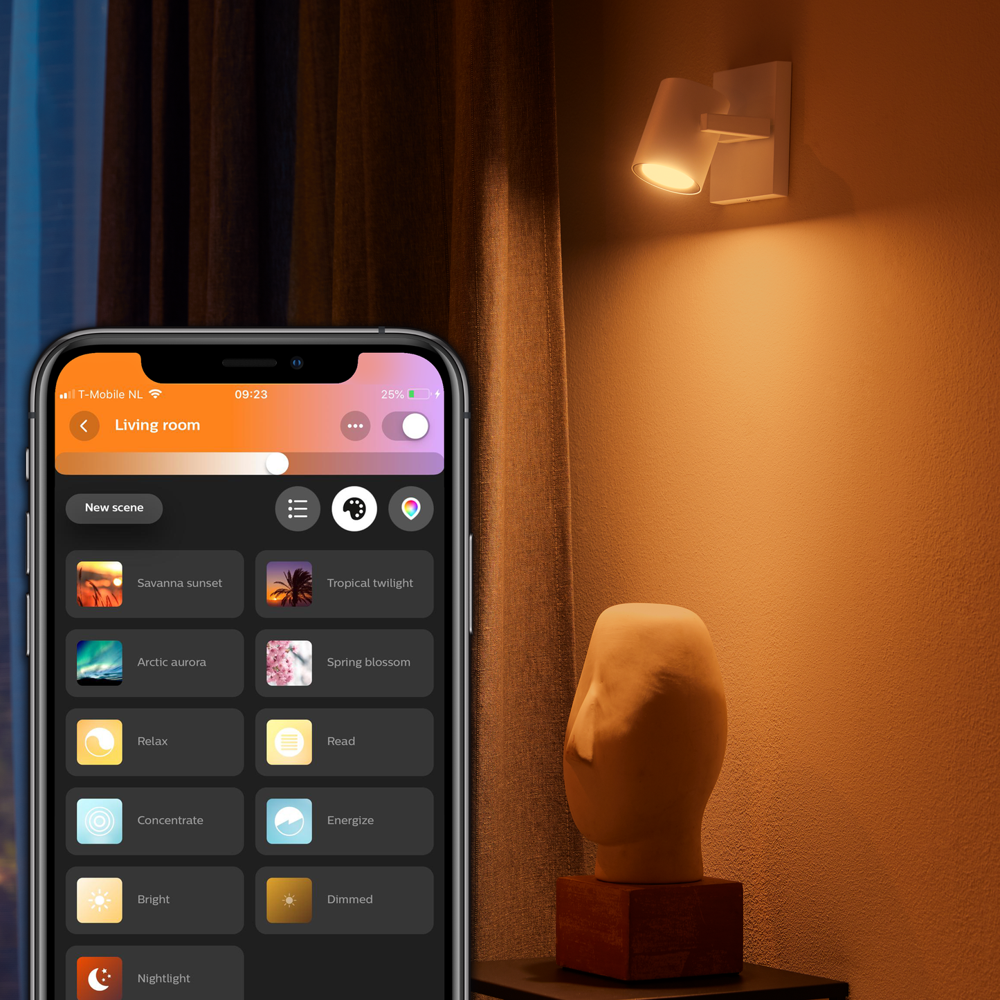 Philips Hue Argenta Hue Loftlampe Enkelt Spot - Hvid