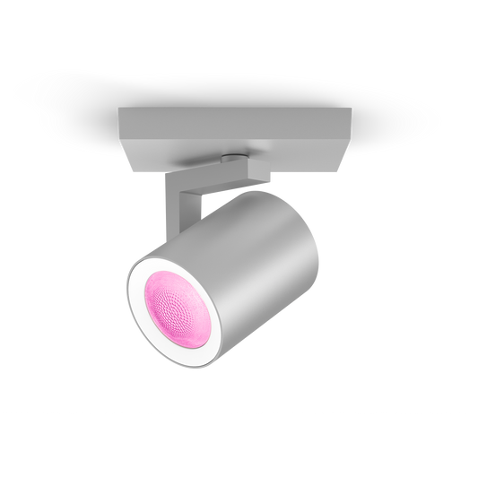 Philips Hue Argenta Hue Loftlampe Enkelt Spot - Aluminium