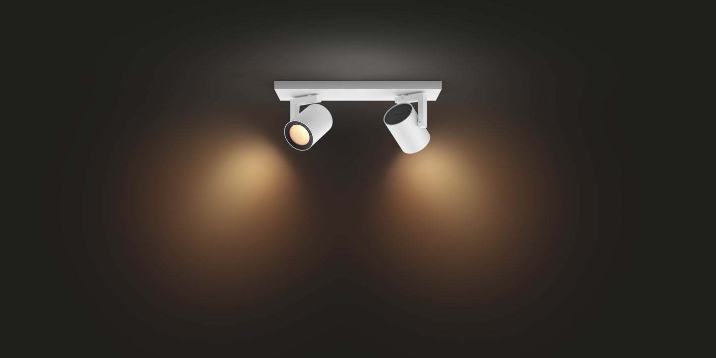 Philips Hue Argenta Hue Loftlampe 2-Spot - Hvid