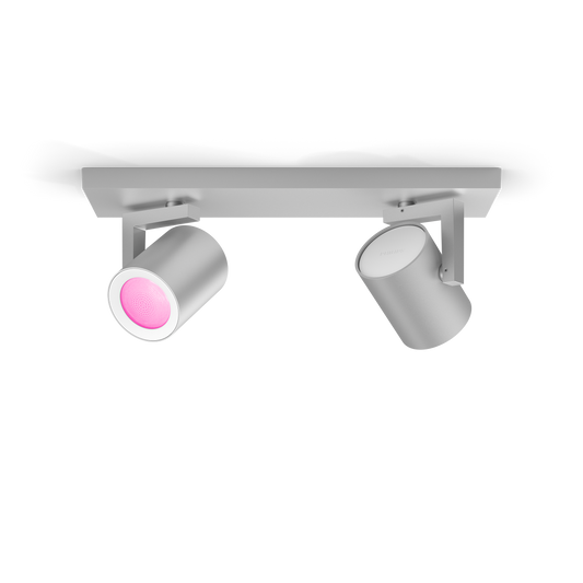 Philips Hue Argenta Hue Loftlampe 2-Spot Aluminium