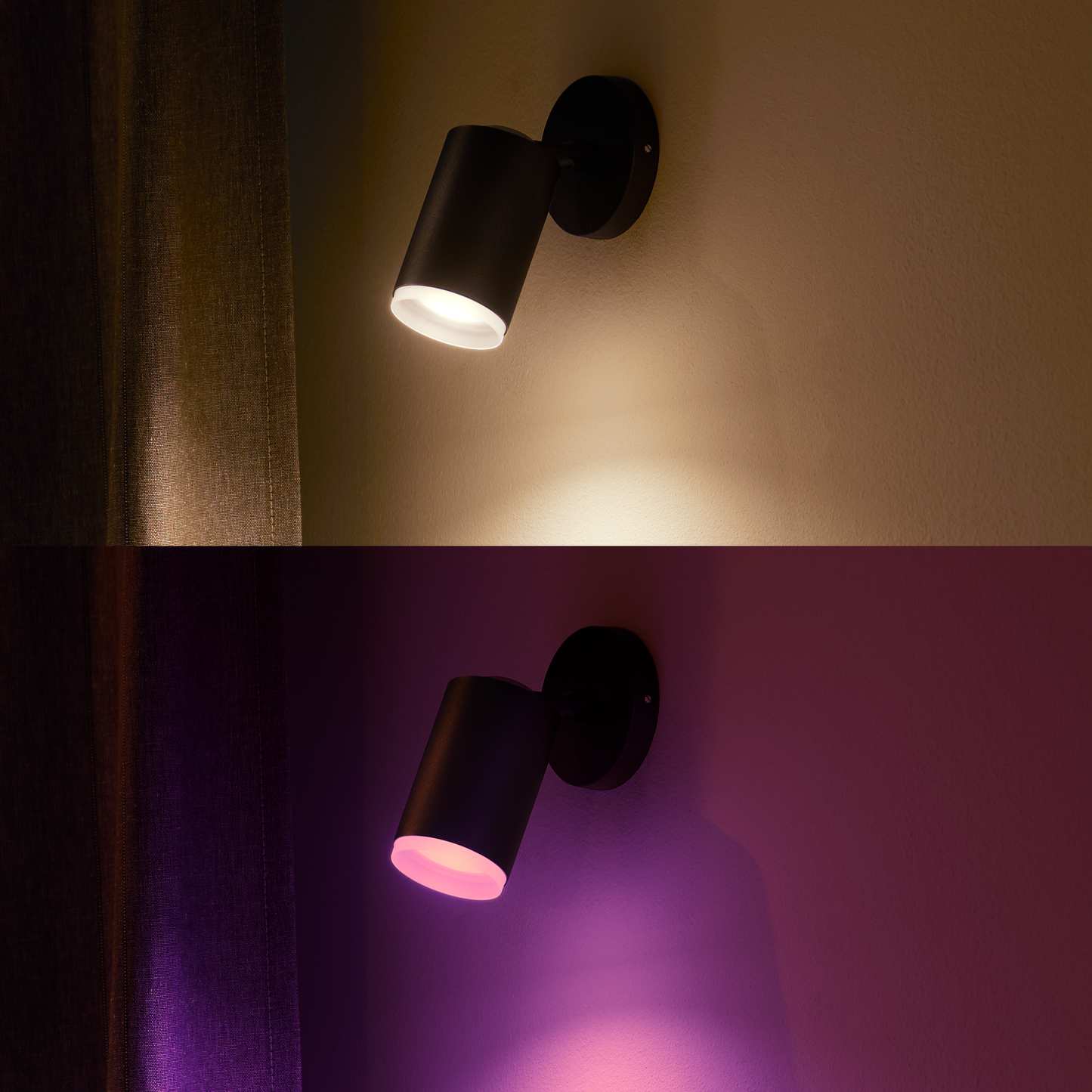 Philips Hue Fugato Hue Loftlampe Enkelt Spot - Sort