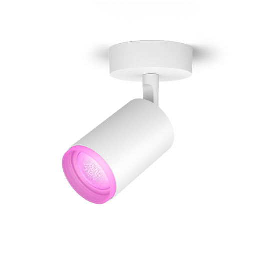 Philips Hue Fugato Hue Loftlampe Enkelt Spot - Hvid