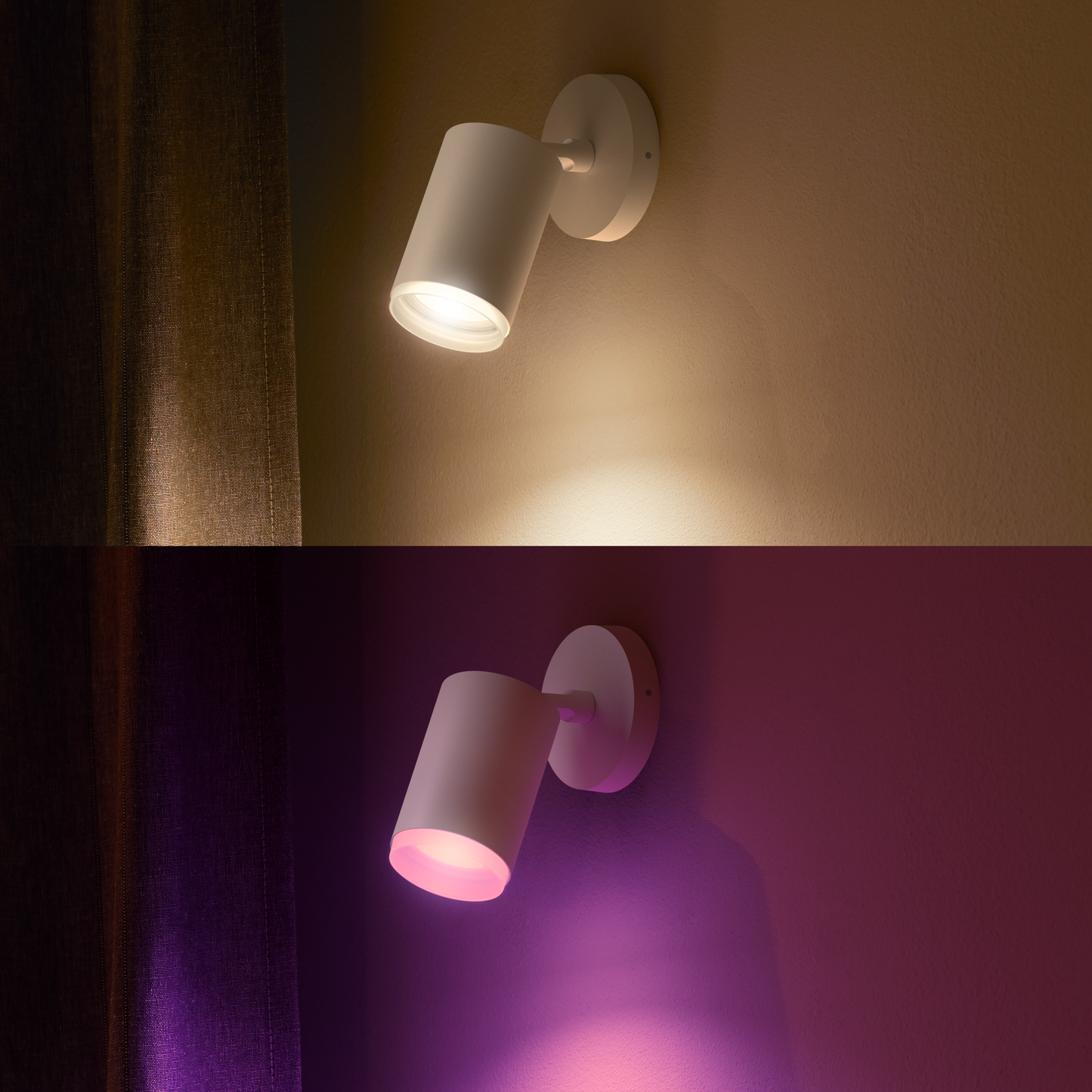 Philips Hue Fugato Hue Loftlampe Enkelt Spot - Hvid