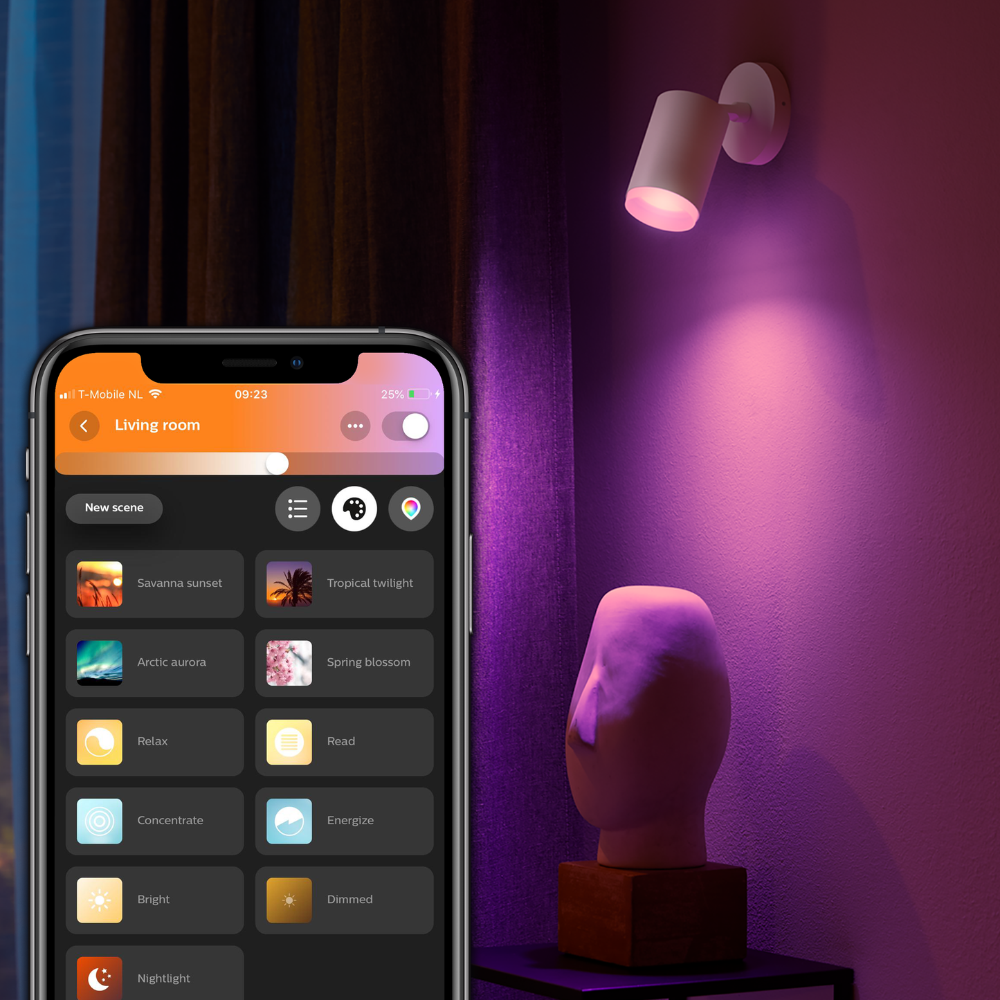 Philips Hue Fugato Hue Loftlampe Enkelt Spot - Hvid