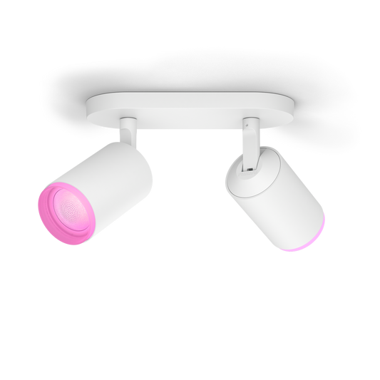 Philips Hue Fugato Hue Loftlampe 2-Spot - Hvid