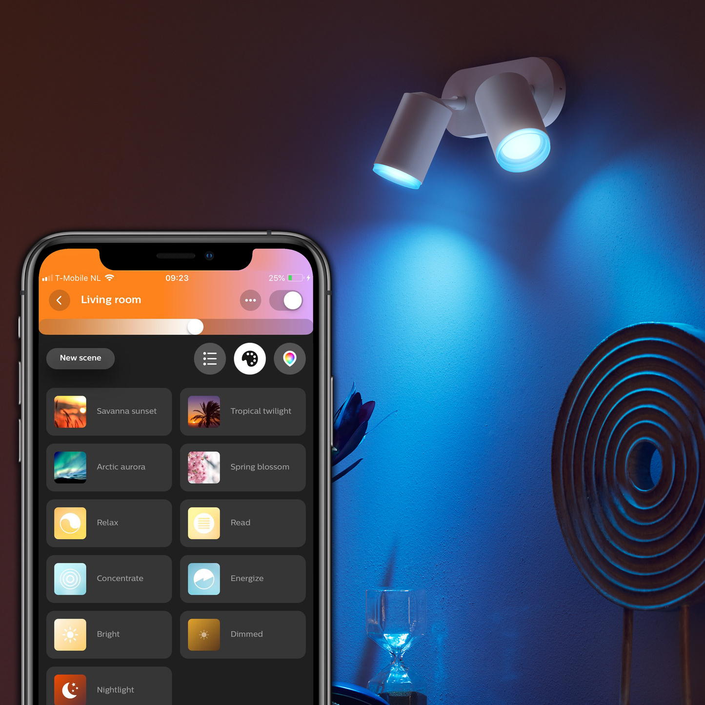 Philips Hue Fugato Hue Loftlampe 2-Spot - Hvid