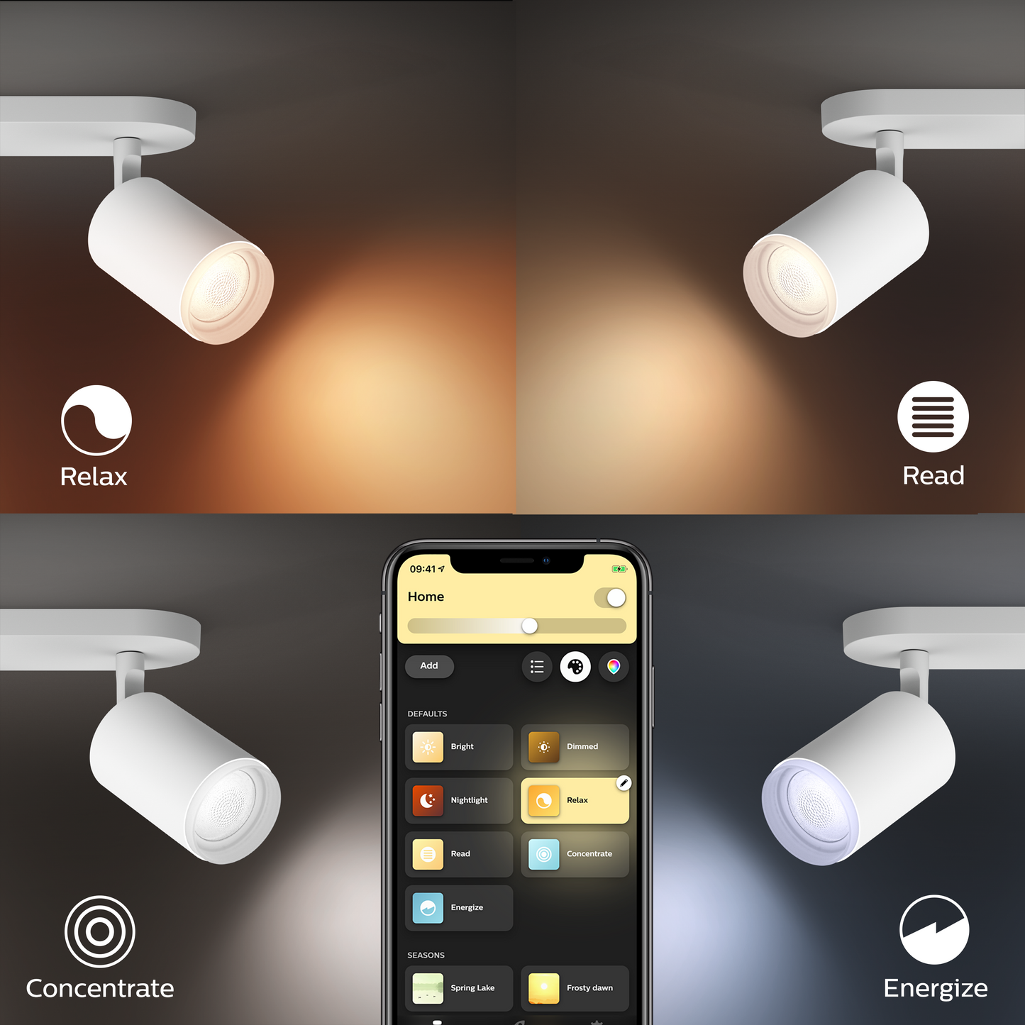 Philips Hue Fugato Hue Loftlampe 2-Spot - Hvid