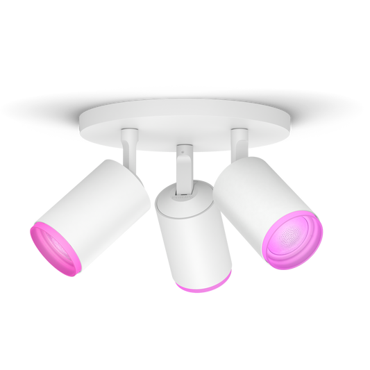 Philips Hue Fugato Hue Loftlampe 3-Spot - Hvid