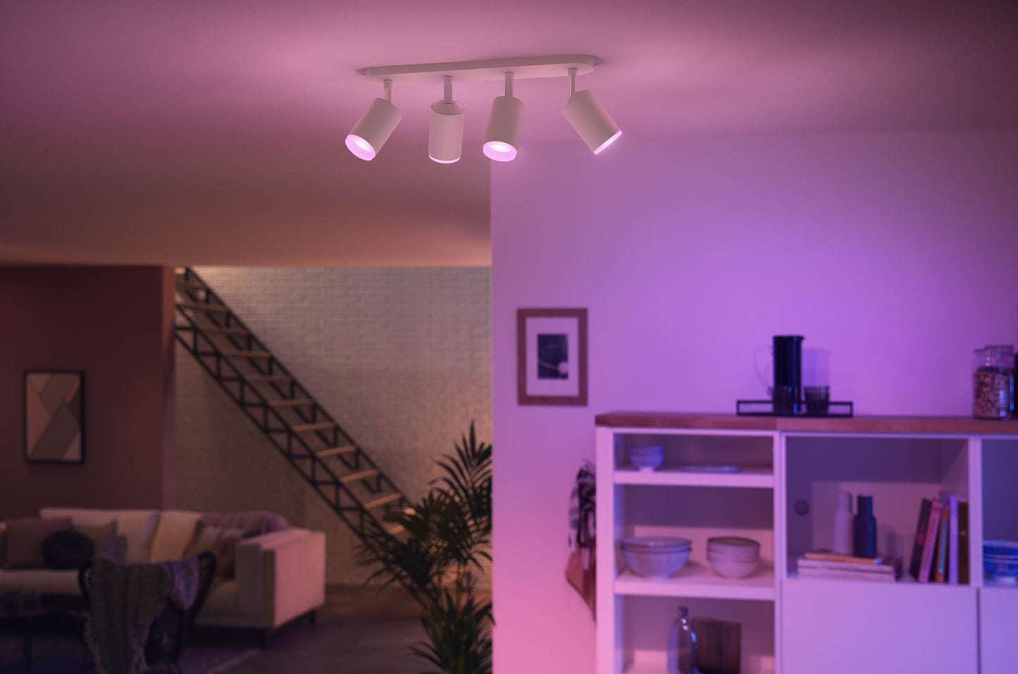 Philips Hue Fugato Hue Loftlampe 4-Spot - Hvid