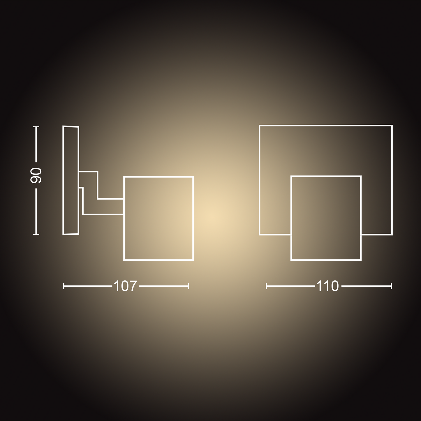 Philips Hue - Hue Runner EXT Enkelt Spot Sort