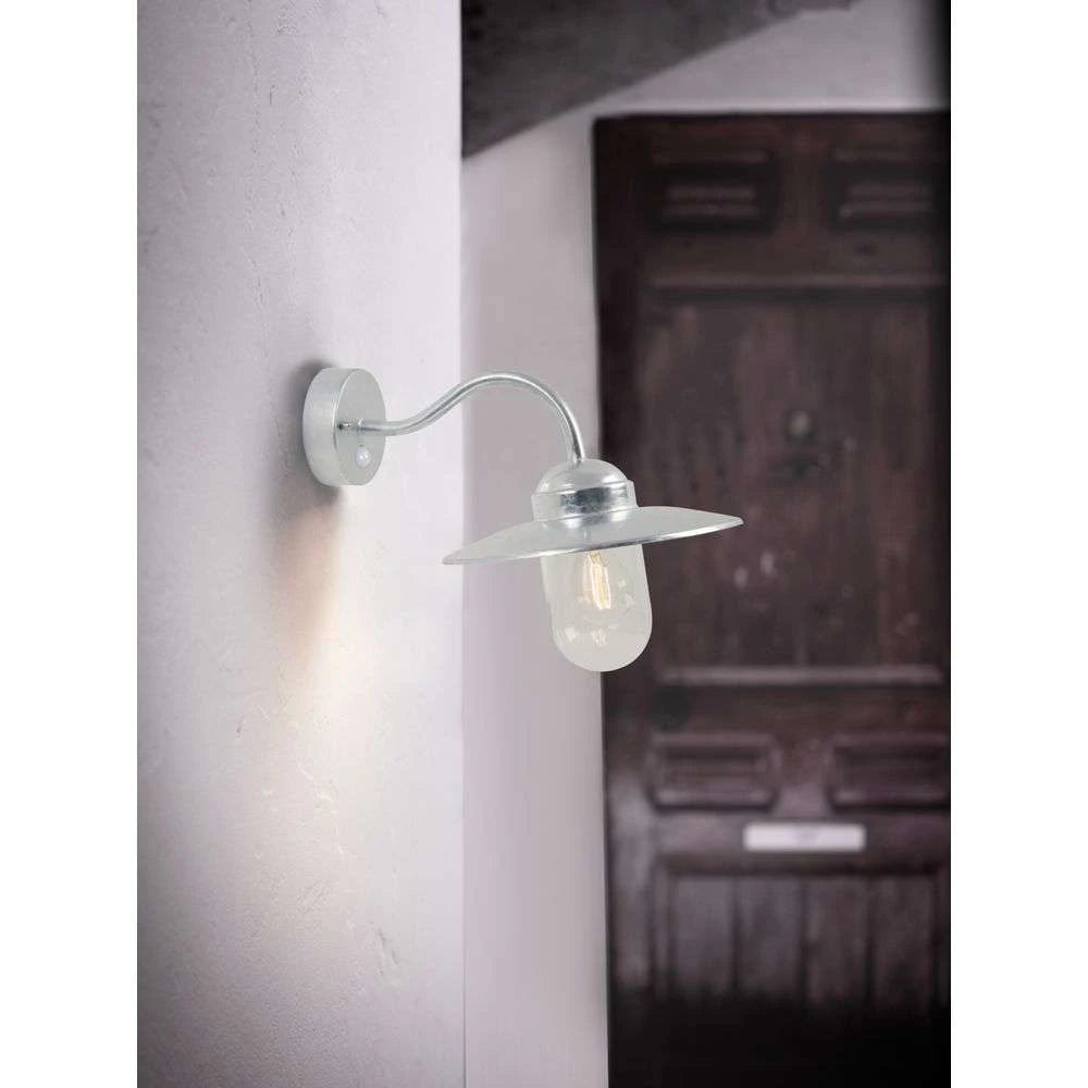 Nordlux Luxemborg Vägglampa med Sensor - Galvaniserat stål - 2 ST BAK