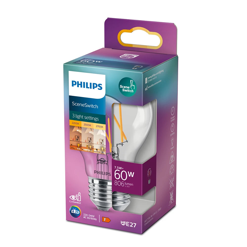 Philips - SceneSwitch - 60W - E27 - klar