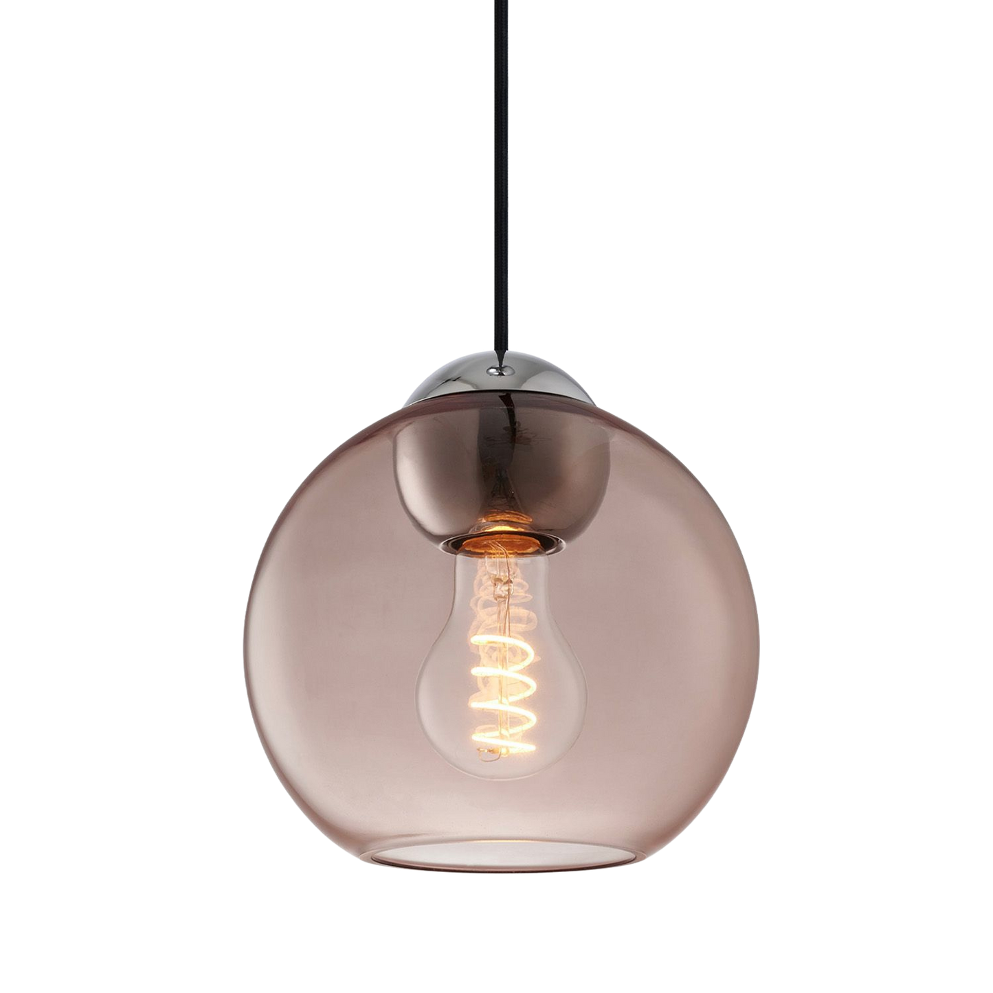 Halo Design Bubbles Pendel Ø18 - Rosa/Krom