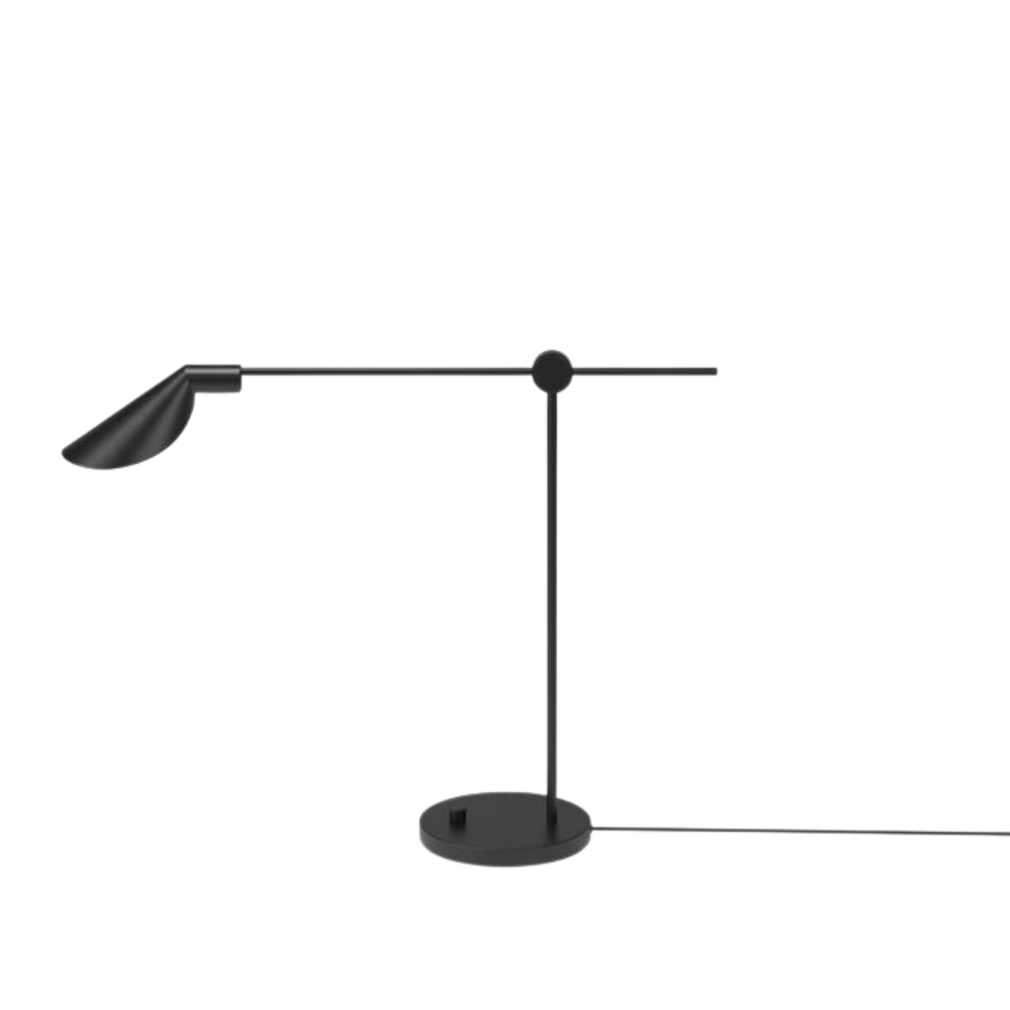 Fritz Hansen MS021 bordlampe - Stor - Sort