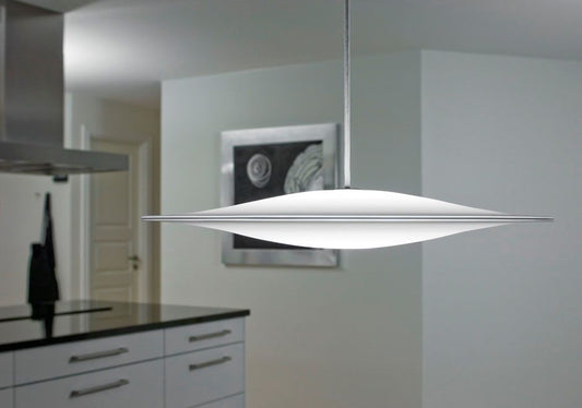 Piet Hein Sinus lampe med elegant opal-glas