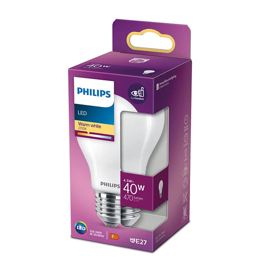 Philips LED classic 40W A60 E27 WWFRND