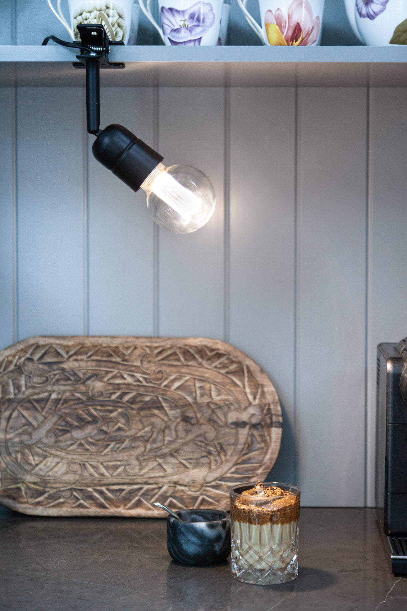 Halo Design Elegance Clip-on lampa - Vit