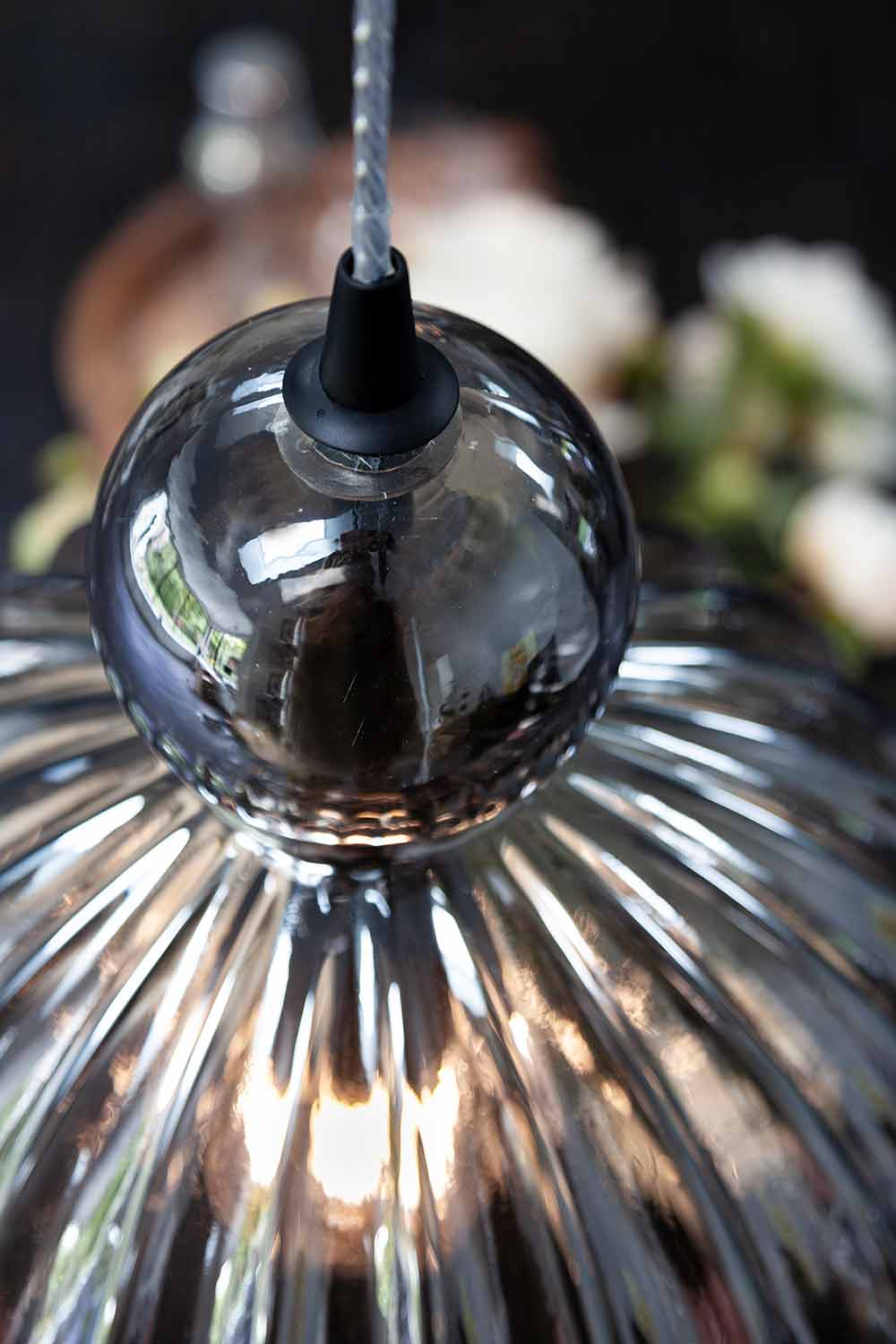 Halo Design Ball Ball Pendel Ø15 - Smoke