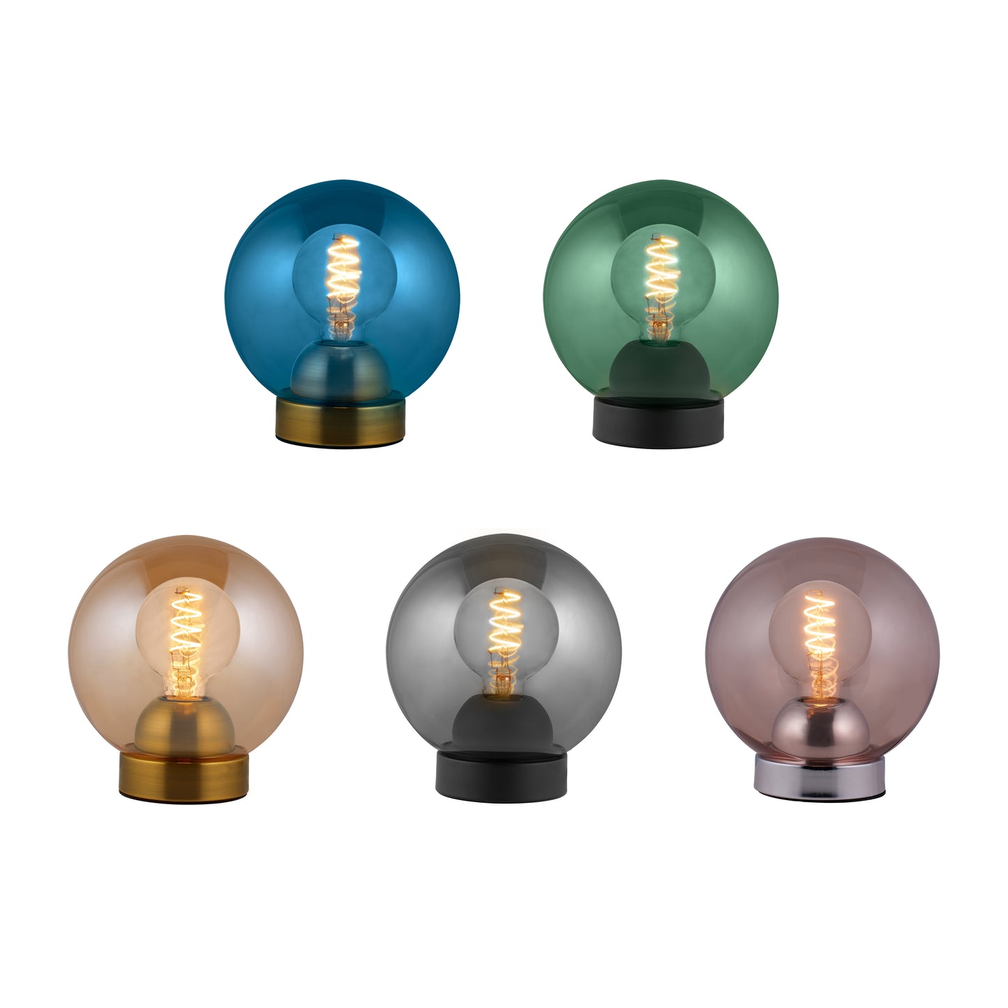 Halo Design Bubbles Bordlampe - Smoke