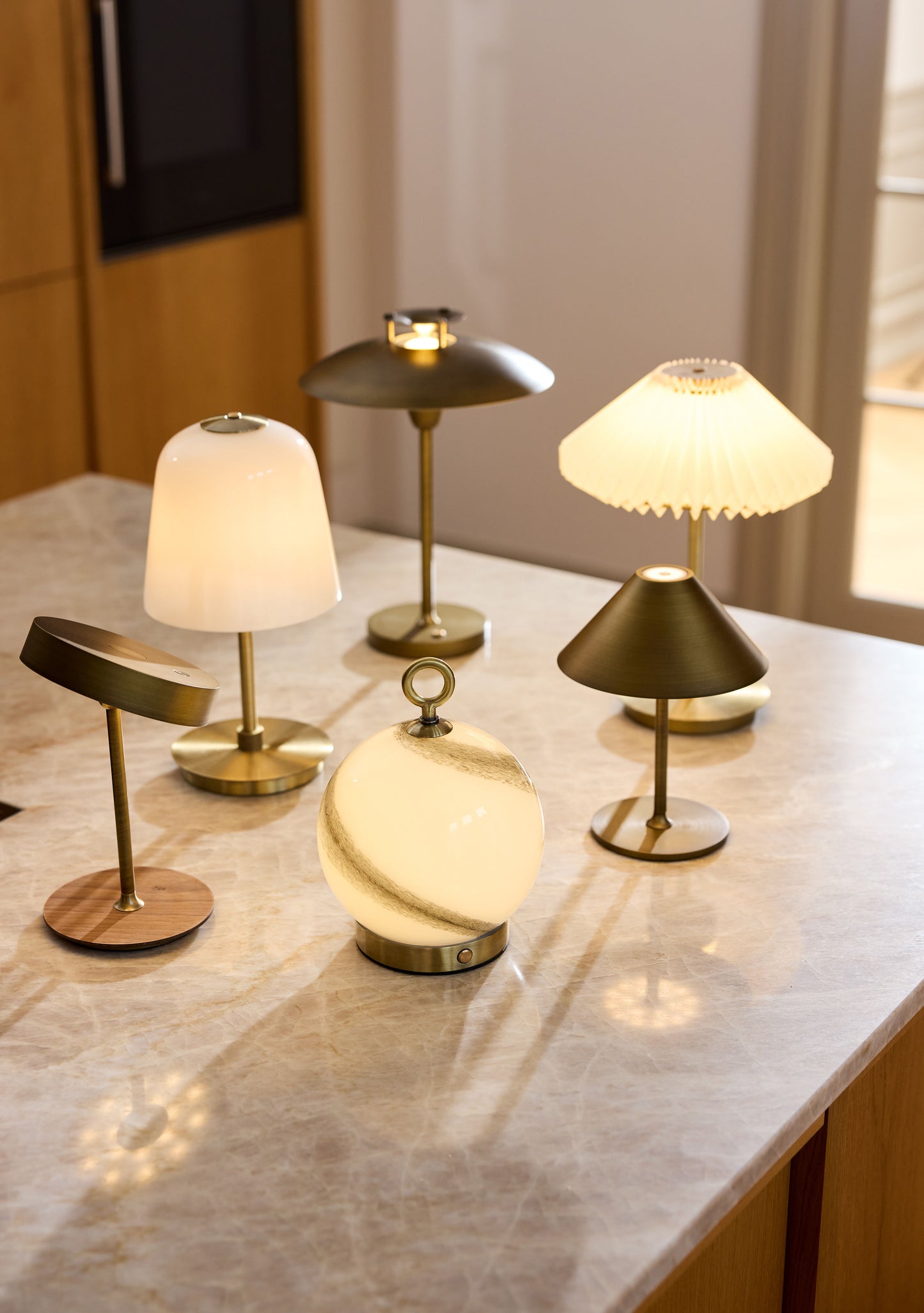 Halo Design Room 49 Bordslampa Ø15 - Antik mässing
