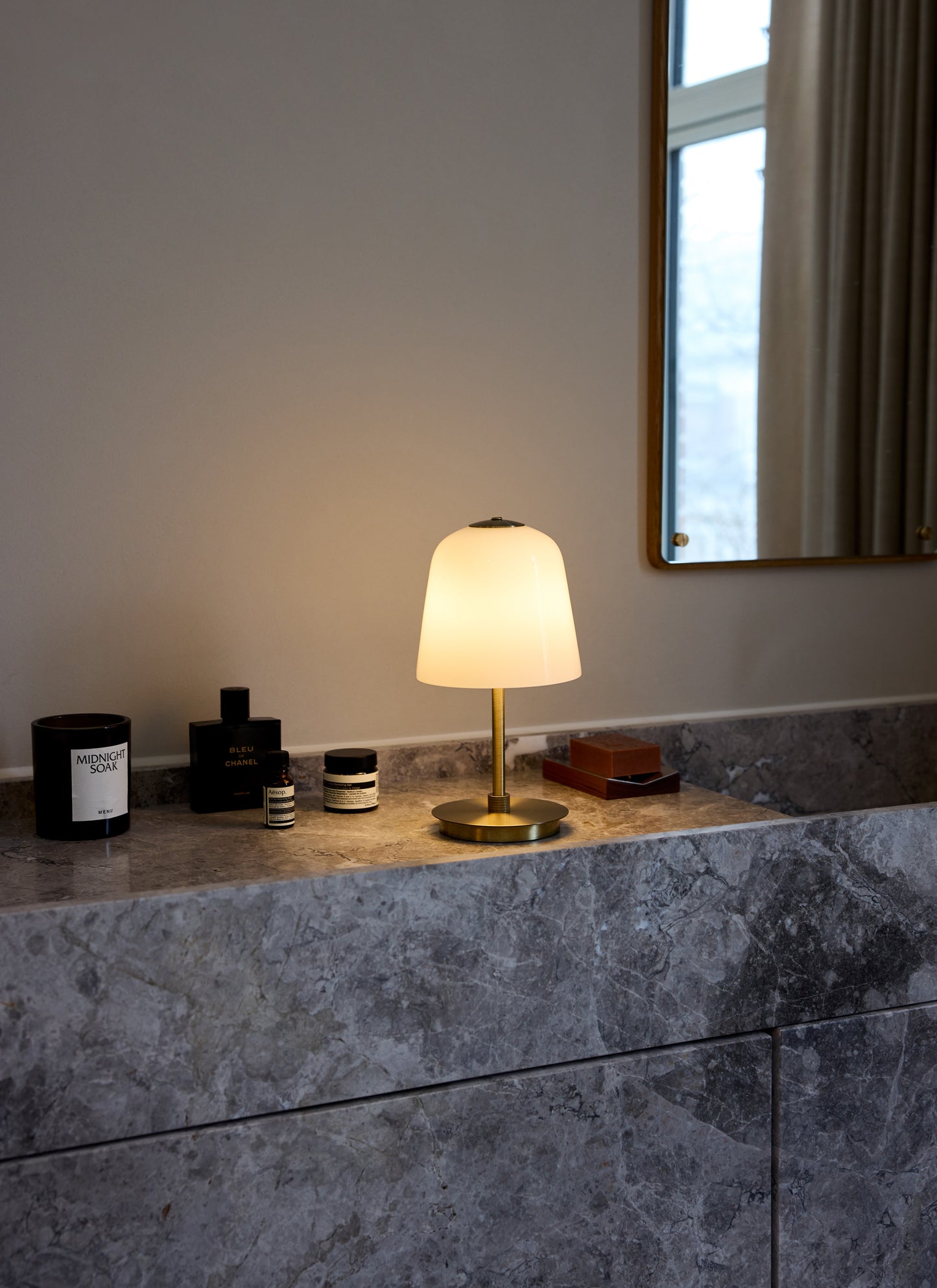 room 49 badeværelse opal glas