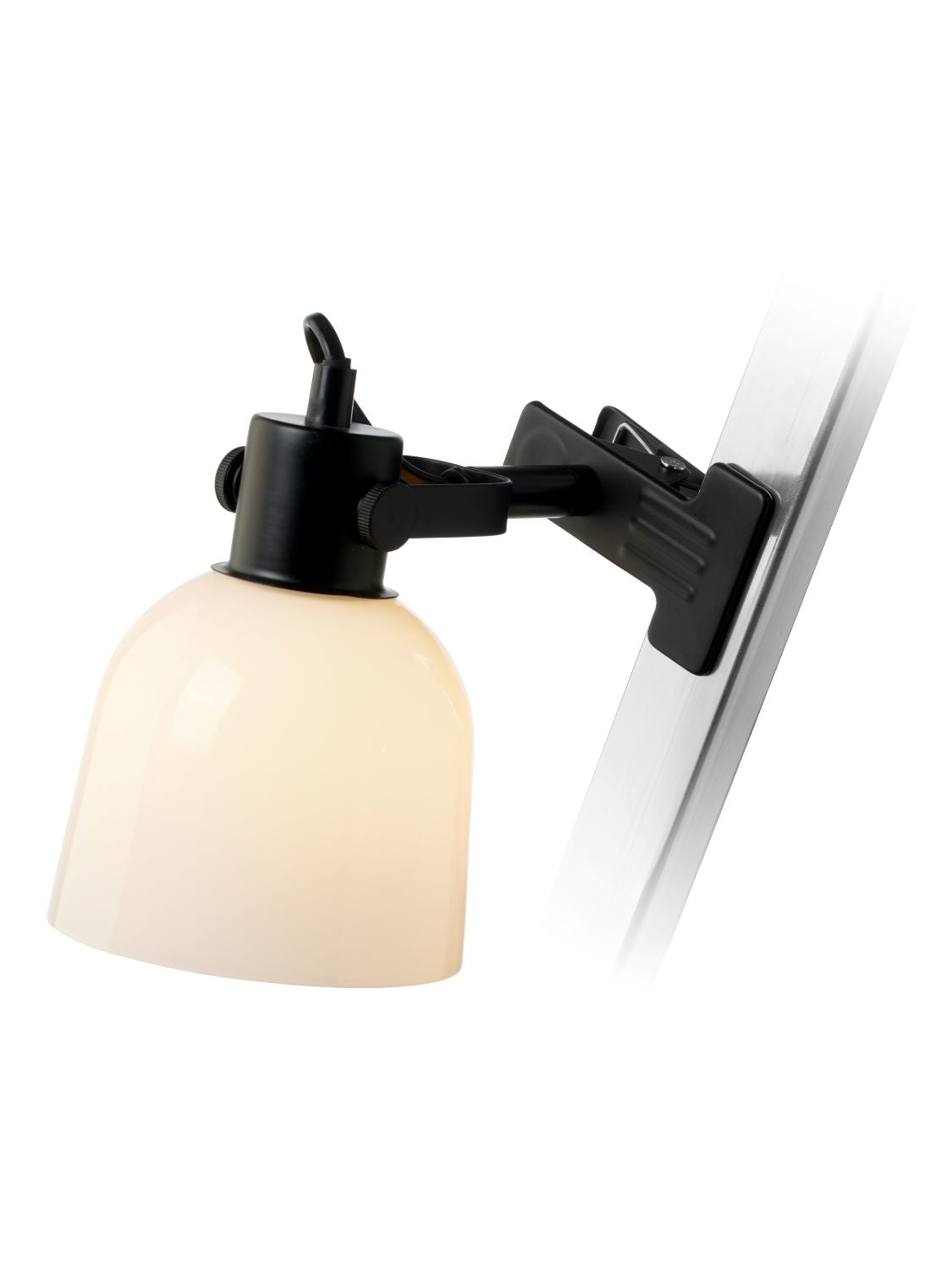 sort bordlampe halo design glow