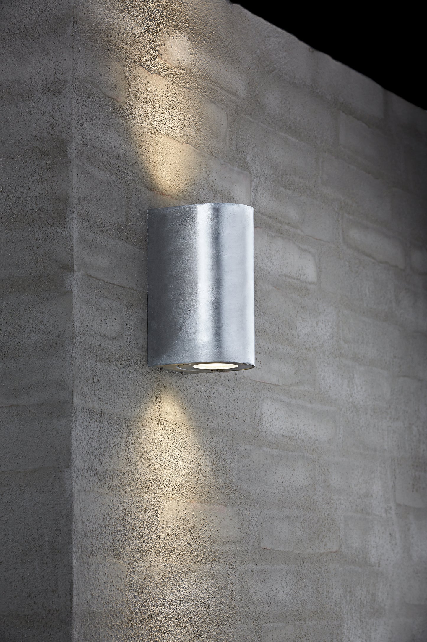 Nordlux Canto 2 Vägglampa - Galvaniserad
