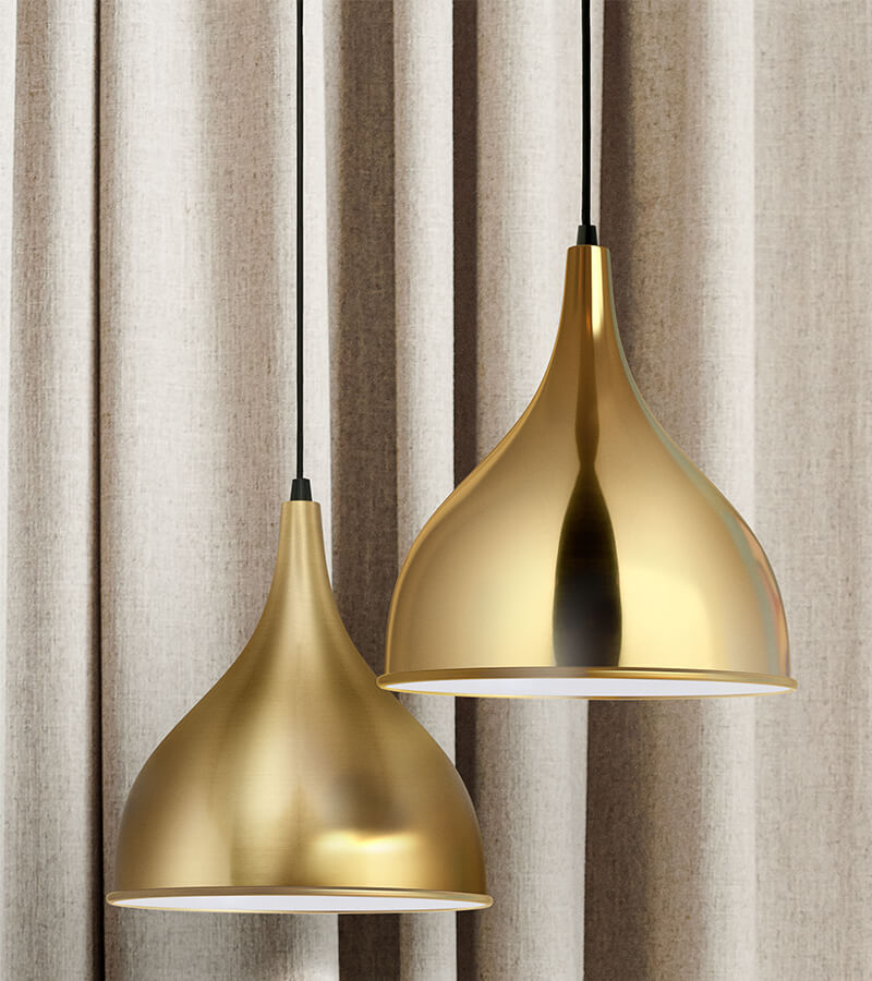 Fritz Hansen - Silhouette Pendant P2 Polerad mässing