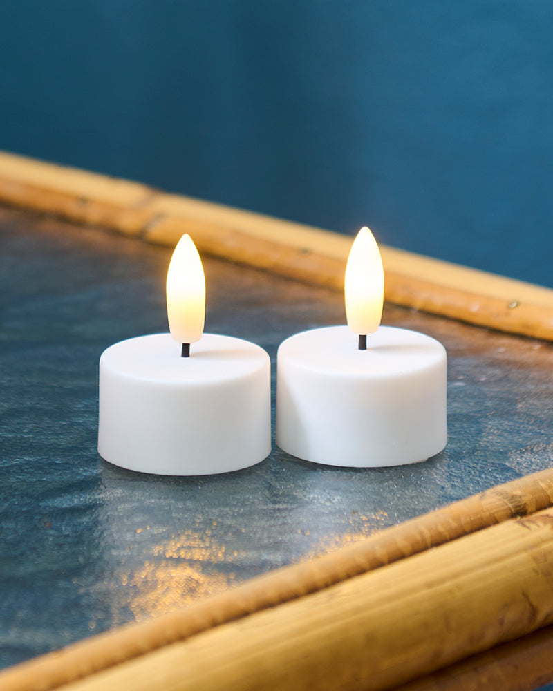 Sirius - Sille genopladelige fyrfadslys Ø4x2,2cm