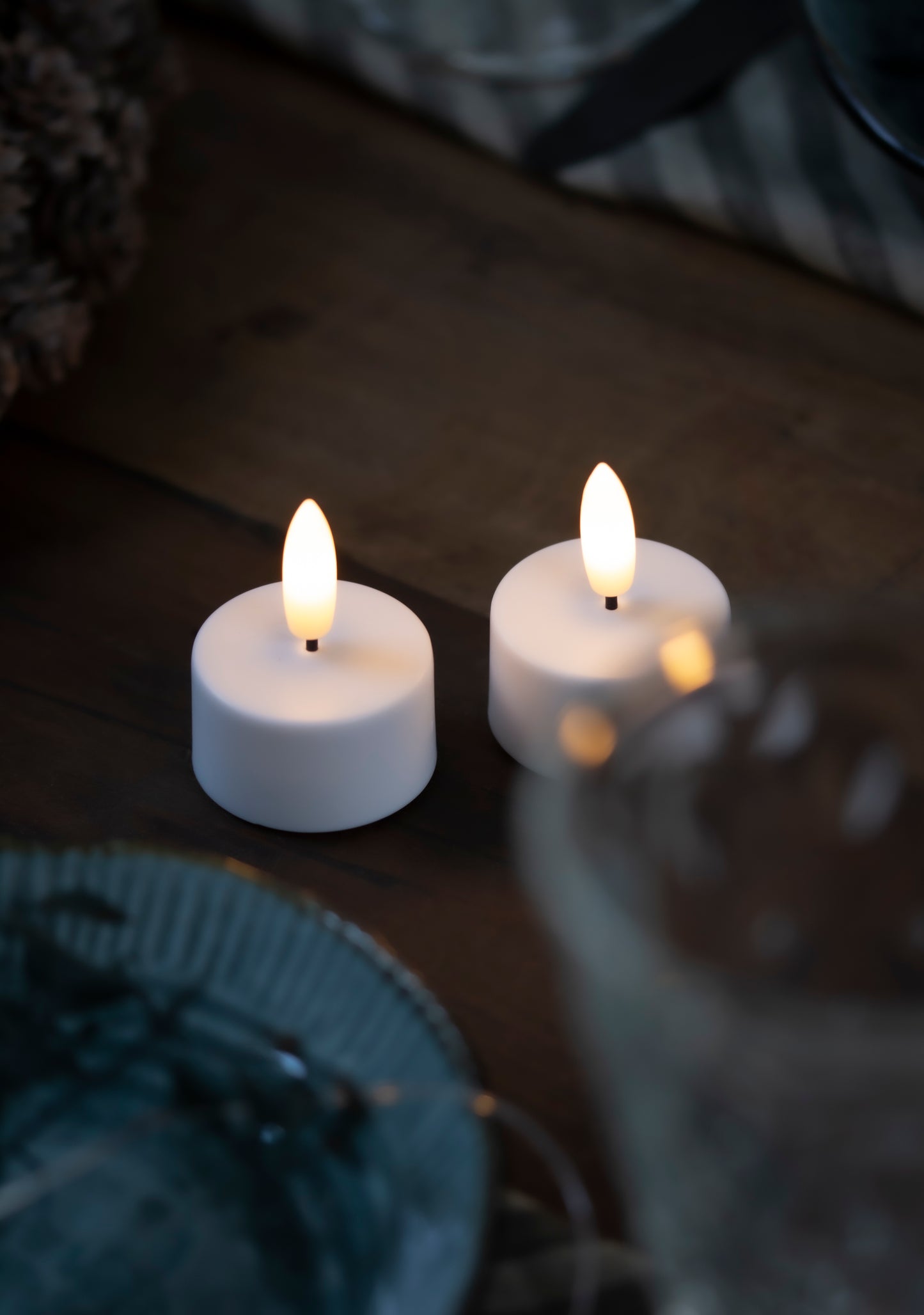 Sirius - Sille genopladelige fyrfadslys Ø4x2,2cm