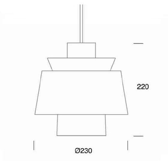 &tradition Utzon Pendant JU1 - mat hvid