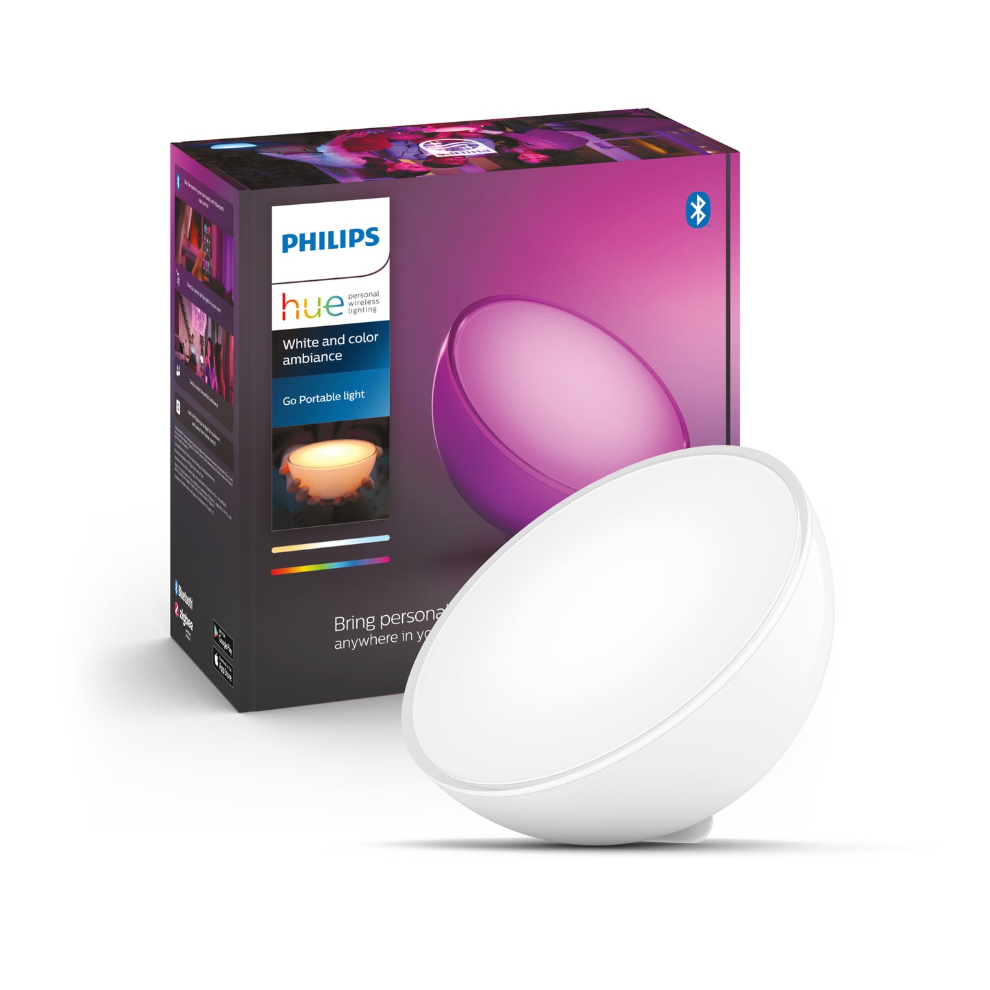 Philips Hue Hue Go Bordlampe m. Bluetooth