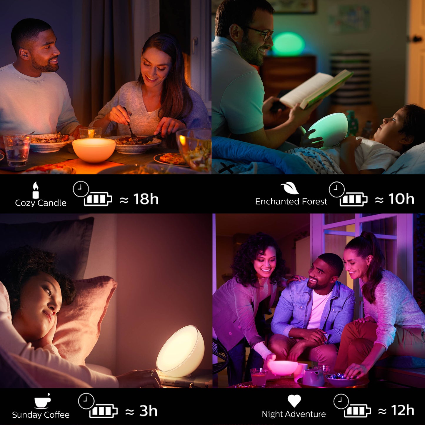 Philips Hue Hue Go Bordlampe m. Bluetooth